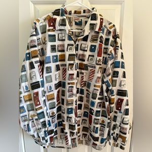Vintage 90’s Guess matchbox button down shirt
